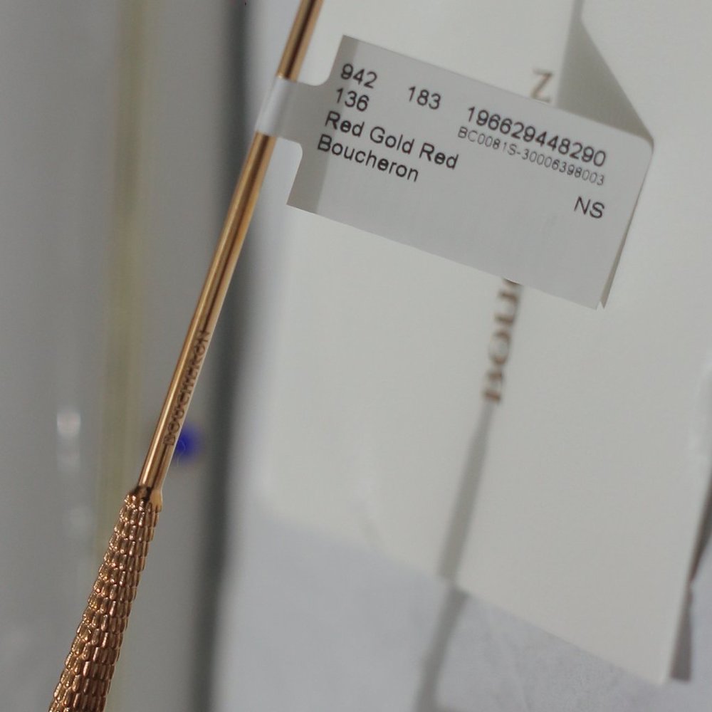 NWT Pink Gold Boucheron Cat Eye Gradient 55MM Sunglasses. - Picture 4 of 10